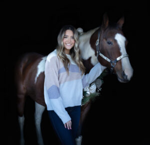 Christmas Photo With Horse